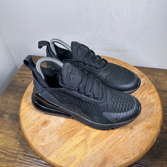 Nike Air Max 270 Triple Black Shoes BQ5776-001 Womens Size 7